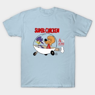 SUPER CHICKEN AND FRED IN FLYING CAR T-Shirt